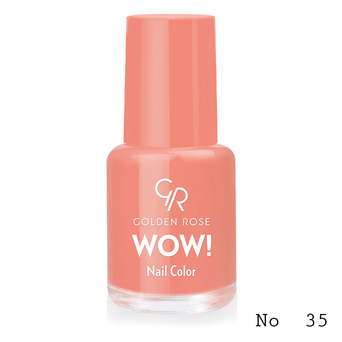 Lac de unghii WOW! Nail Color, 35, 6 ml, Golden Rose