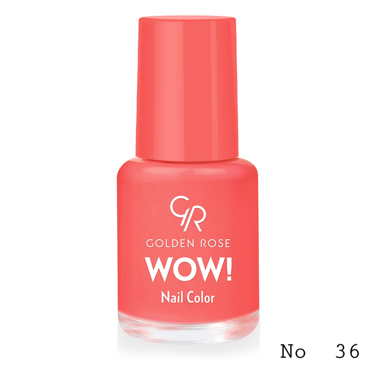 Lac de unghii WOW! Nail Color, 36, 6 ml, Golden Rose
