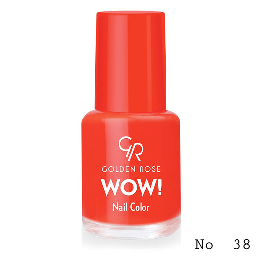 Lac de unghii WOW! Nail Color, 38, 6 ml, Golden Rose