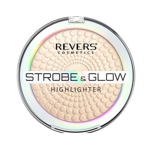 Pudră iluminatoare Strobe and Glow 03, 8 gr, Revers Cosmetics