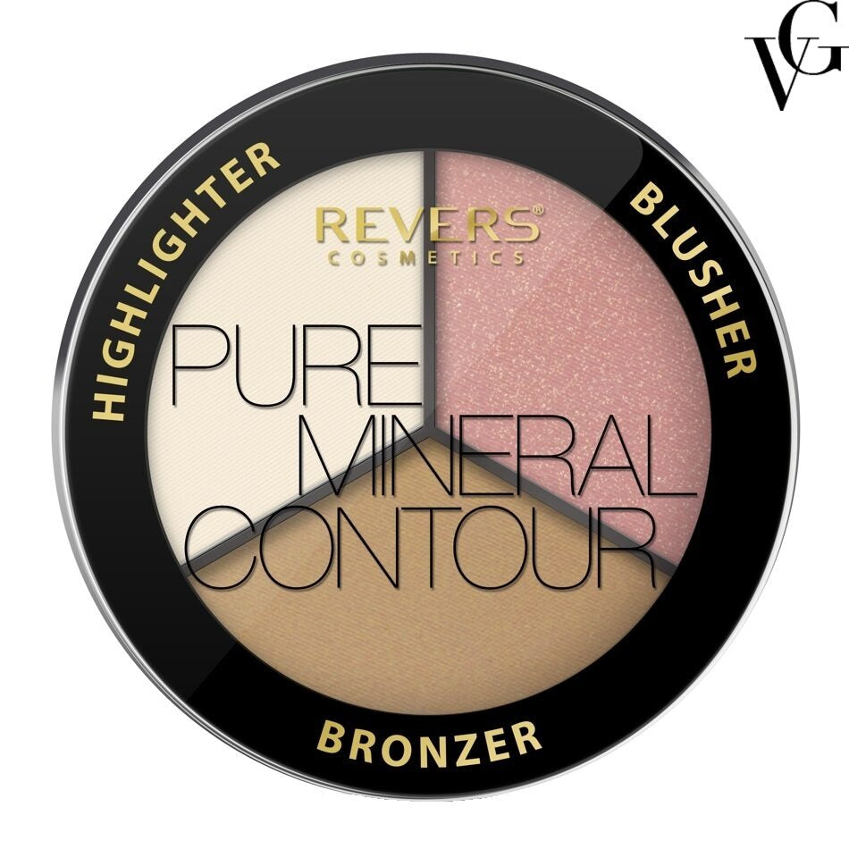 Kit contur Pure Mineral, 7.5 gr, Revers Cosmetics