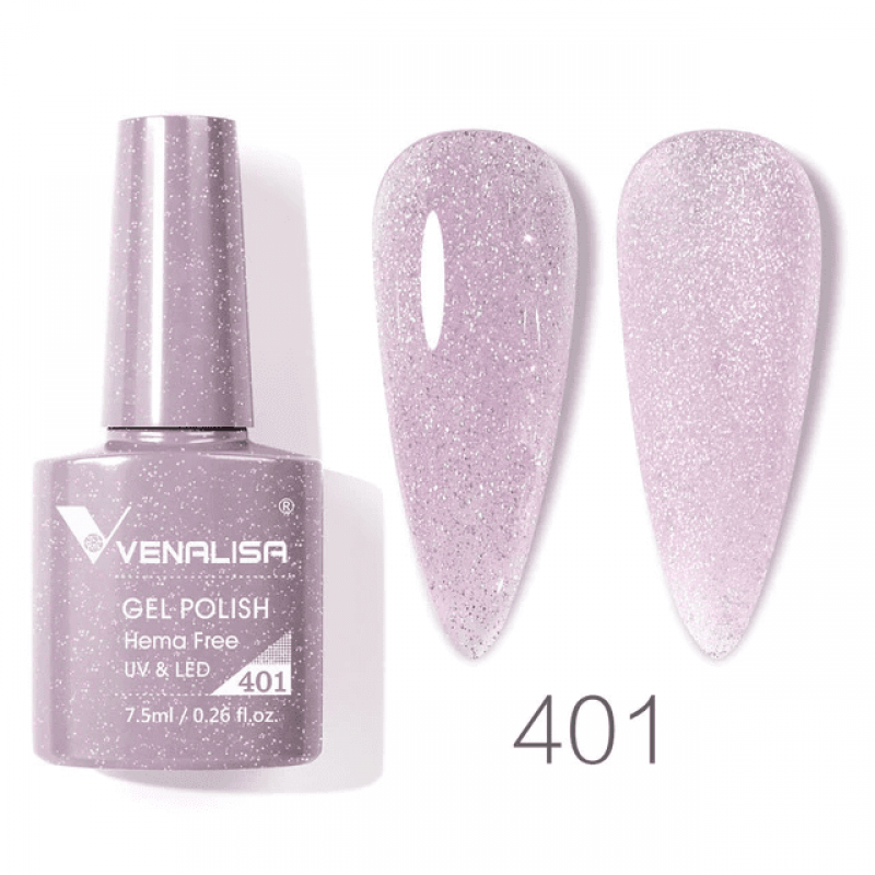 Ojă semipermanentă VIP4 HEMA & TPO FREE, N.401, 7.5 ml, Venalisa