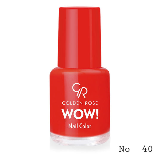Lac de unghii WOW! Nail Color, 40, 6 ml, Golden Rose