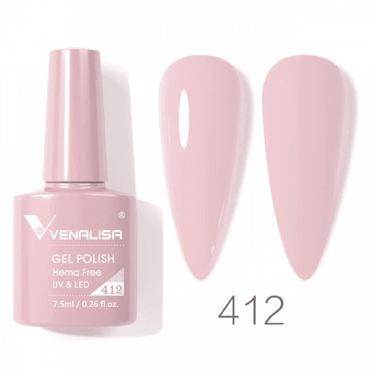Ojă semipermanentă VIP4 HEMA & TPO FREE, N.412, 7.5 ml, Venalisa