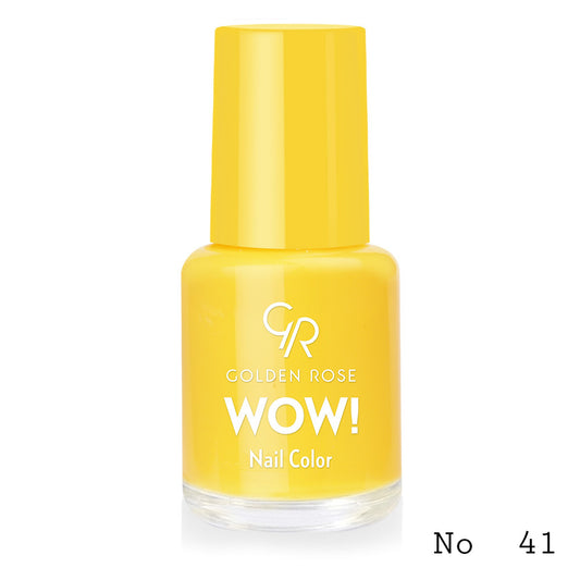 Lac de unghii WOW! Nail Color, 41, 6 ml, Golden Rose