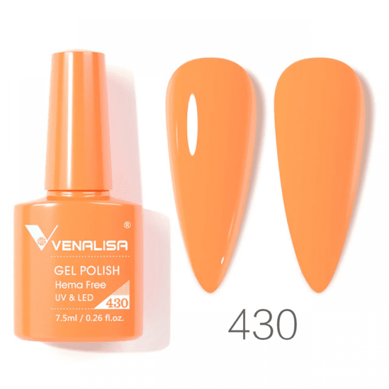 Ojă semipermanentă VIP4 HEMA & TPO FREE, N.430, 7.5 ml, Venalisa