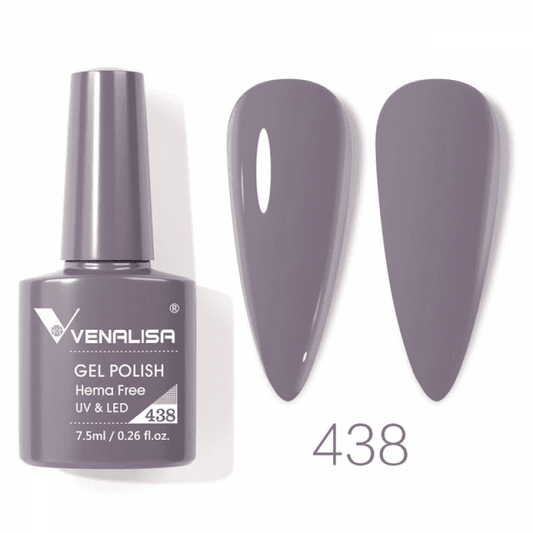 Ojă semipermanentă VIP4 HEMA & TPO FREE, N.438, 7.5 ml, Venalisa