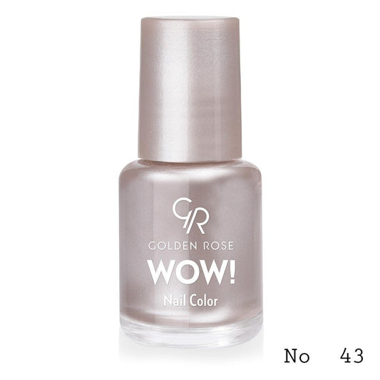 Lac de unghii WOW! Nail Color, 43, 6 ml, Golden Rose