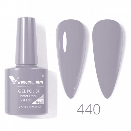 Ojă semipermanentă VIP4 HEMA & TPO FREE, N.440, 7.5 ml, Venalisa