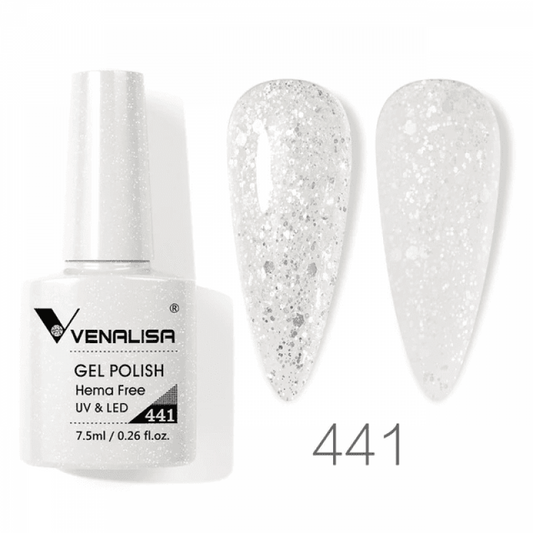 Ojă semipermanentă VIP4 HEMA & TPO FREE, N.441, 7.5 ml, Venalisa