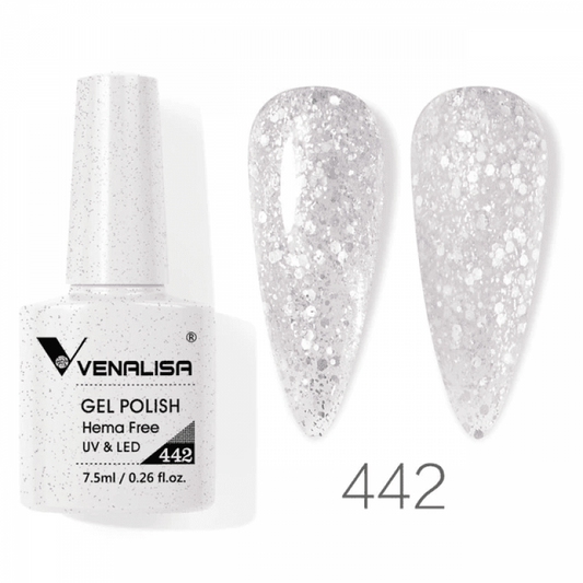 Ojă semipermanentă VIP4 HEMA & TPO FREE, N.442, 7.5 ml, Venalisa
