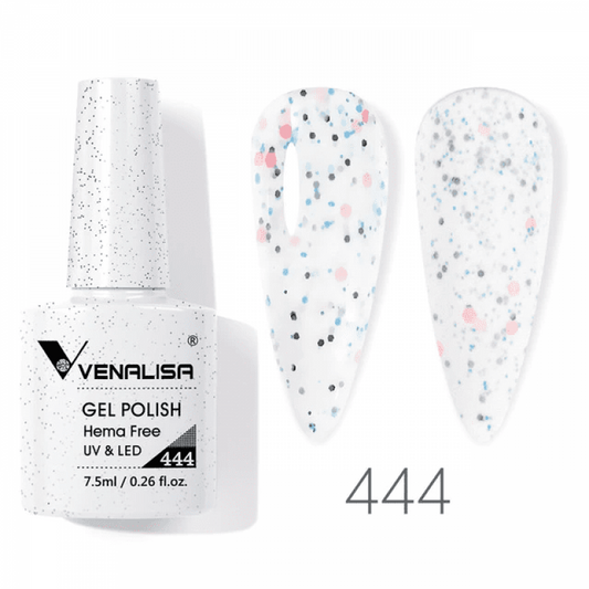Ojă semipermanentă VIP4 HEMA & TPO FREE, N.444, 7.5 ml, Venalisa