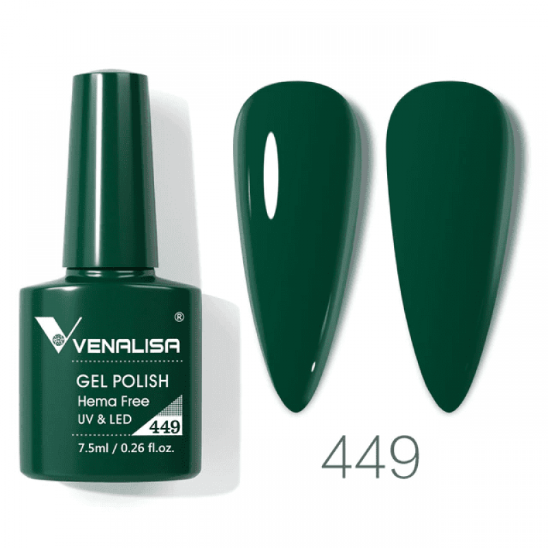 Ojă semipermanentă VIP4 HEMA & TPO FREE, N.449, 7.5 ml, Venalisa