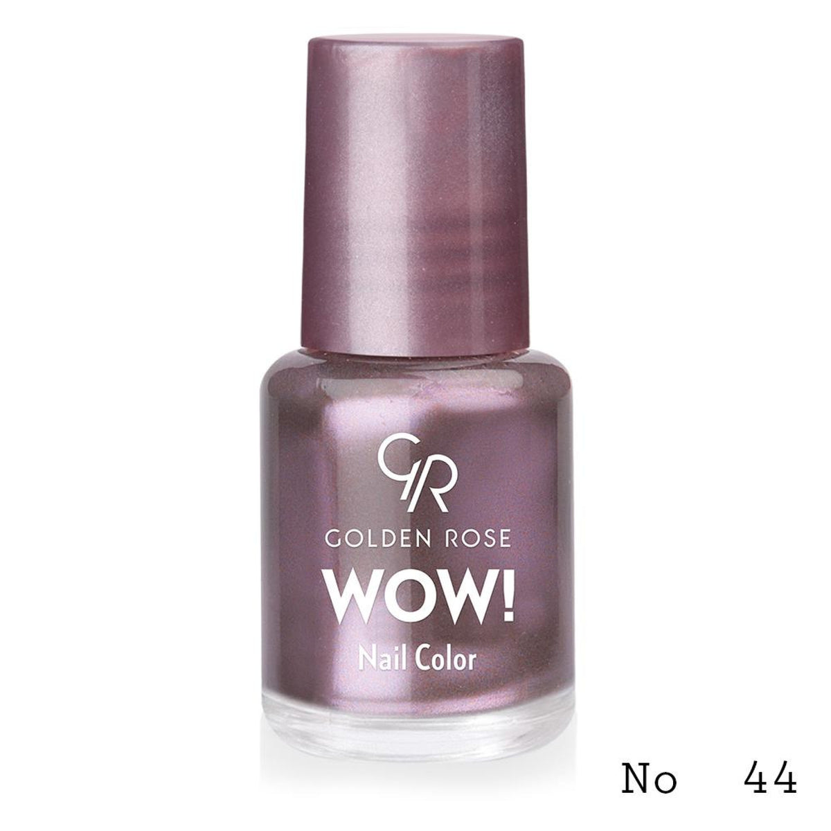Lac de unghii WOW! Nail Color, 44, 6 ml, Golden Rose