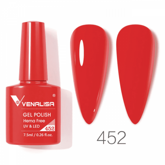 Ojă semipermanentă VIP4 HEMA & TPO FREE, N.452, 7.5 ml, Venalisa
