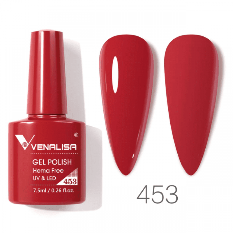 Ojă semipermanentă VIP4 HEMA & TPO FREE, N.453, 7.5 ml, Venalisa