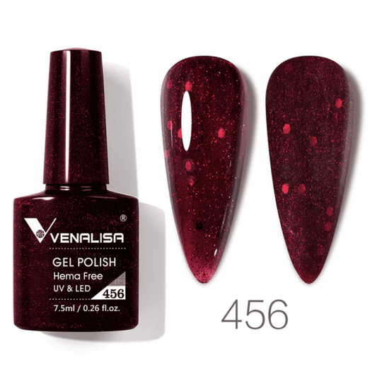 Ojă semipermanentă VIP4 HEMA & TPO FREE, N.456, 7.5 ml, Venalisa
