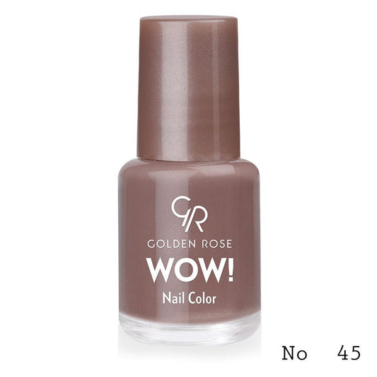 Lac de unghii WOW! Nail Color, 45, 6 ml, Golden Rose