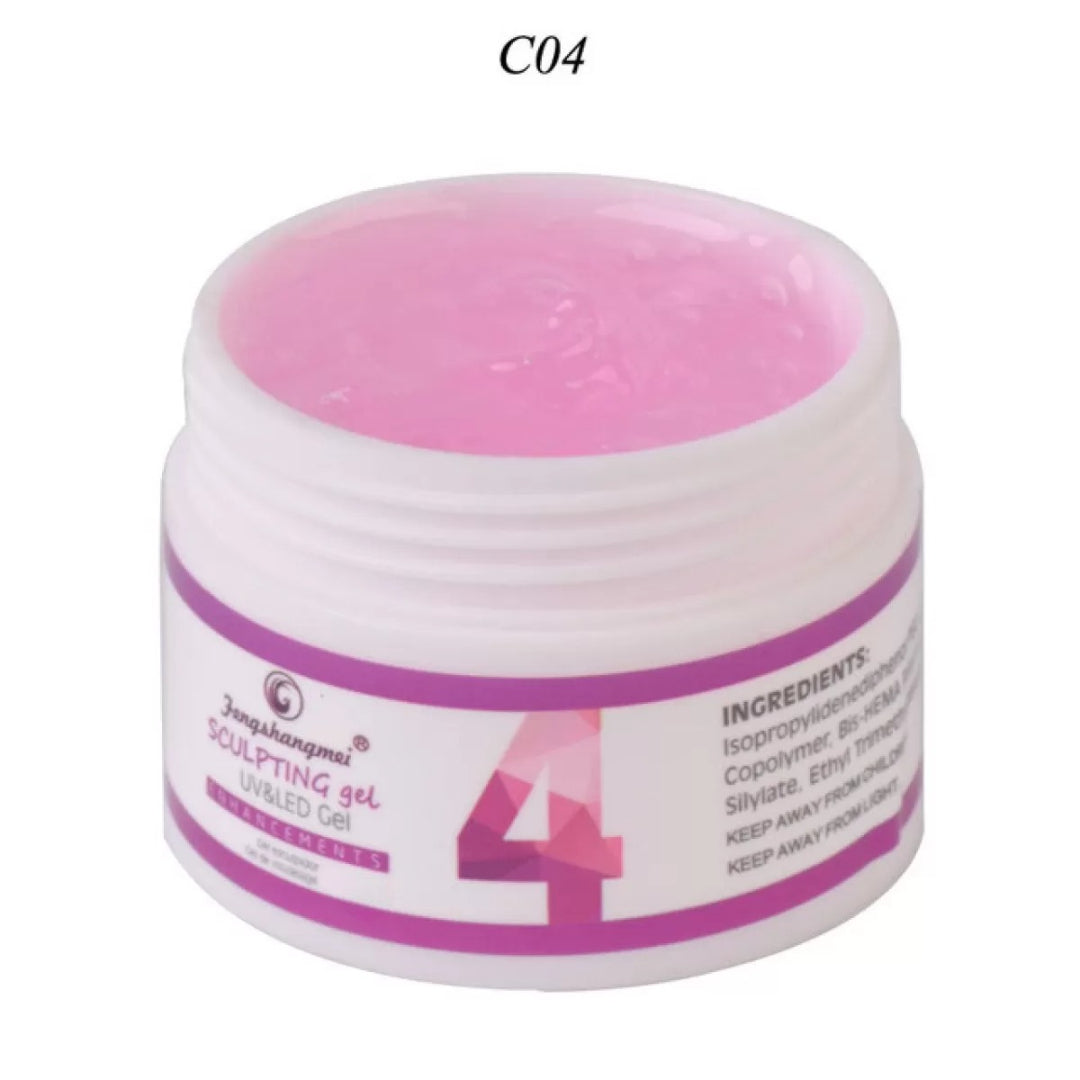Gel de construcție unghii UV 4, 50 ml, Fengshangmei