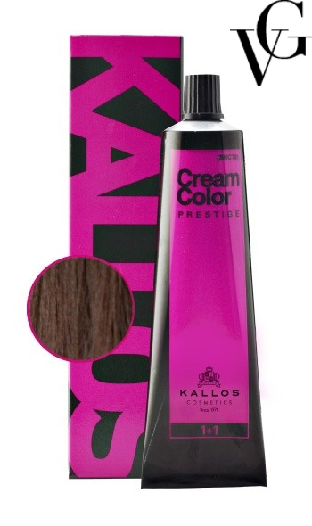 Vopsea de păr Prestige 5, Șaten deschis (castaniu), 60 ml, Kallos