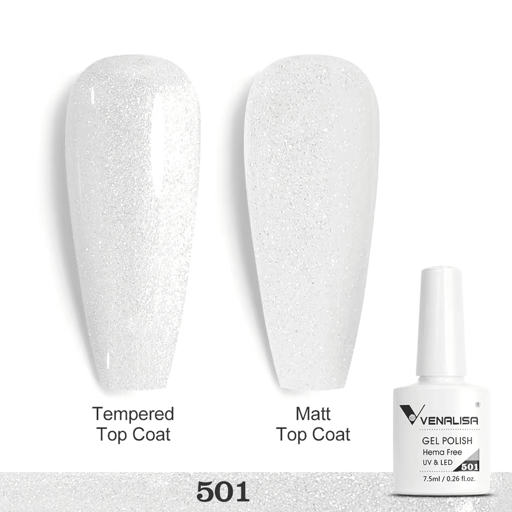 Ojă semipermanentă VIP5 HEMA & TPO FREE, N.501, 7.5 ml, Venalisa