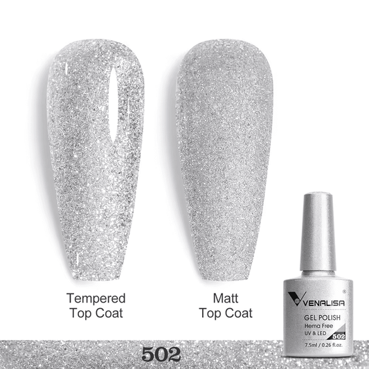 Ojă semipermanentă VIP5 HEMA & TPO FREE, N.502, 7.5 ml, Venalisa