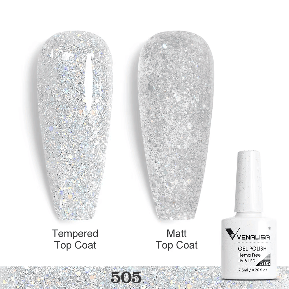 Ojă semipermanentă VIP5 HEMA & TPO FREE, N.505, 7.5 ml, Venalisa