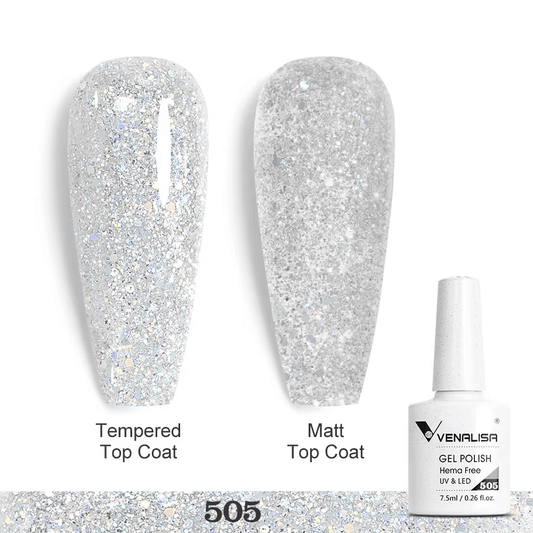 Ojă semipermanentă VIP5 HEMA & TPO FREE, N.505, 7.5 ml, Venalisa