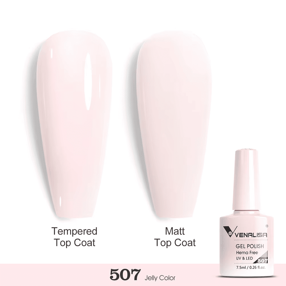 Ojă semipermanentă VIP5 HEMA & TPO FREE, N.507, 7.5 ml, Venalisa