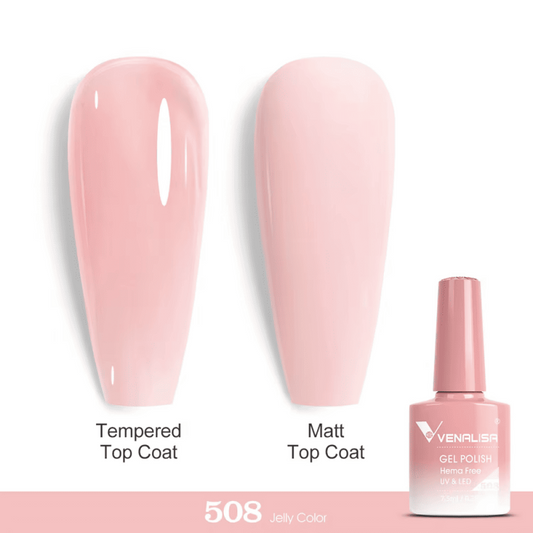 Ojă semipermanentă VIP5 HEMA & TPO FREE, N.508, 7.5 ml, Venalisa
