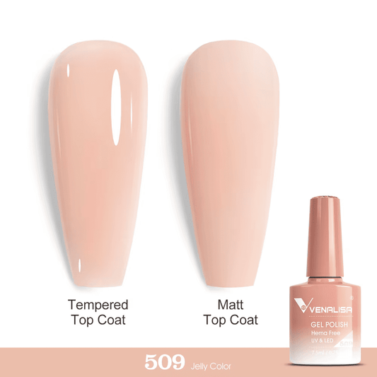Ojă semipermanentă VIP5 HEMA & TPO FREE, N.509, 7.5 ml, Venalisa