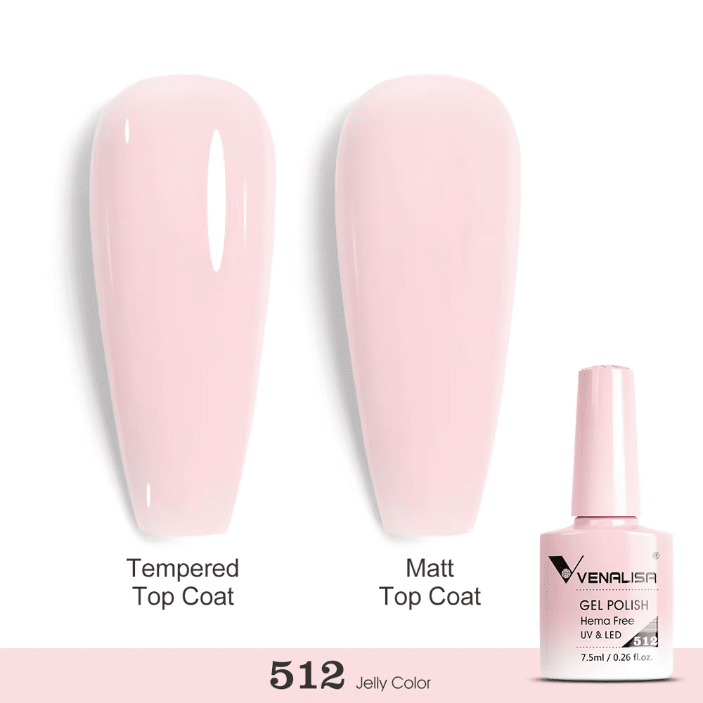 Ojă semipermanentă VIP5 HEMA & TPO FREE, N.512, 7.5 ml, Venalisa