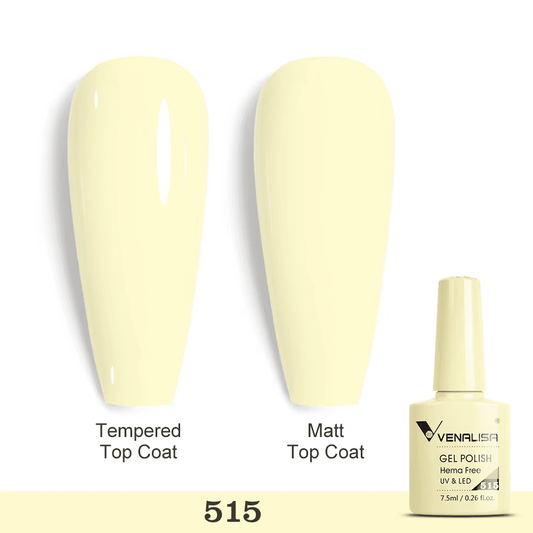 Ojă semipermanentă VIP5 HEMA & TPO FREE, N.515, 7.5 ml, Venalisa