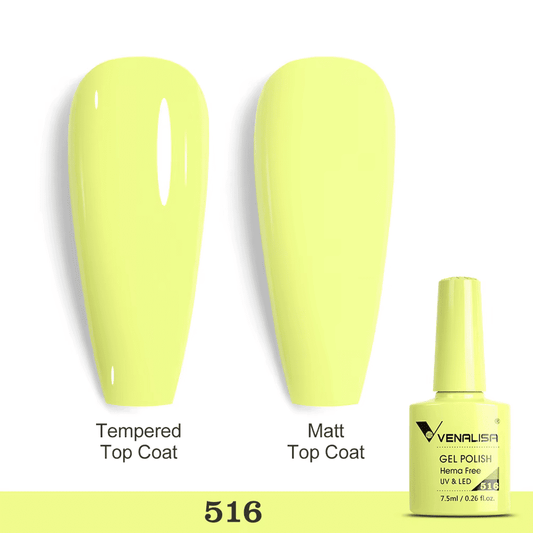Ojă semipermanentă VIP5 HEMA & TPO FREE, N.516, 7.5 ml, Venalisa