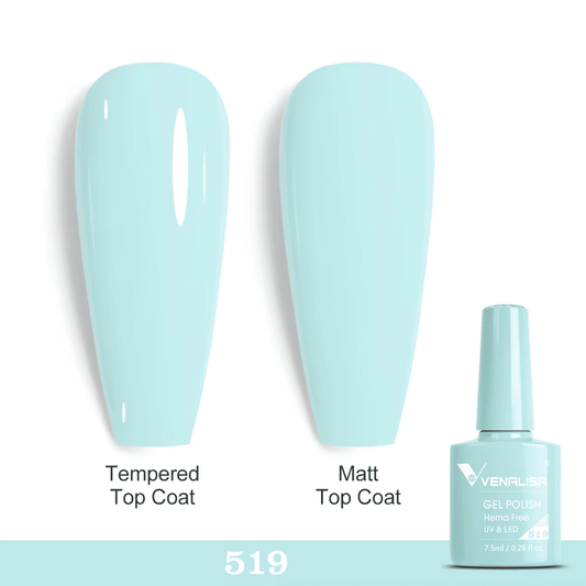 Ojă semipermanentă VIP5 HEMA & TPO FREE, N.519, 7.5 ml, Venalisa