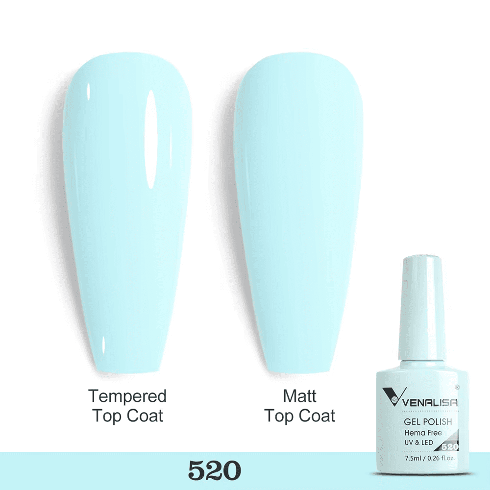 Ojă semipermanentă VIP5 HEMA & TPO FREE, N.520, 7.5 ml, Venalisa
