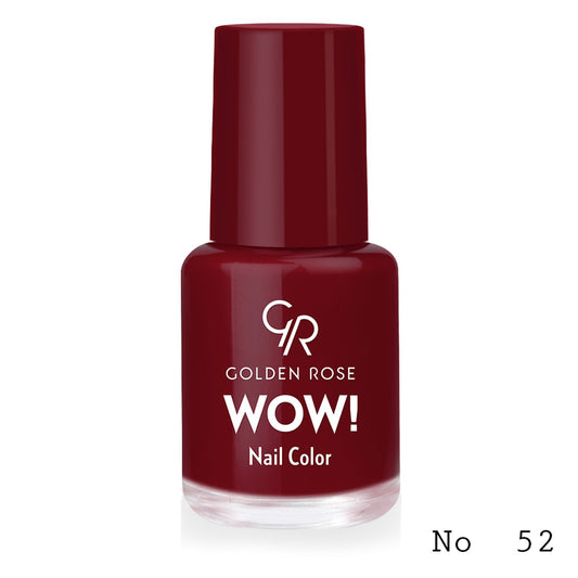 Lac de unghii WOW! Nail Color, 52, 6 ml, Golden Rose