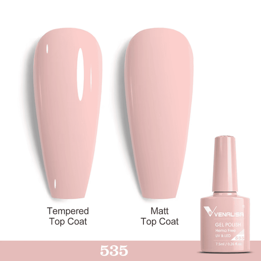 Ojă semipermanentă VIP5 HEMA & TPO FREE, N.535, 7.5 ml, Venalisa