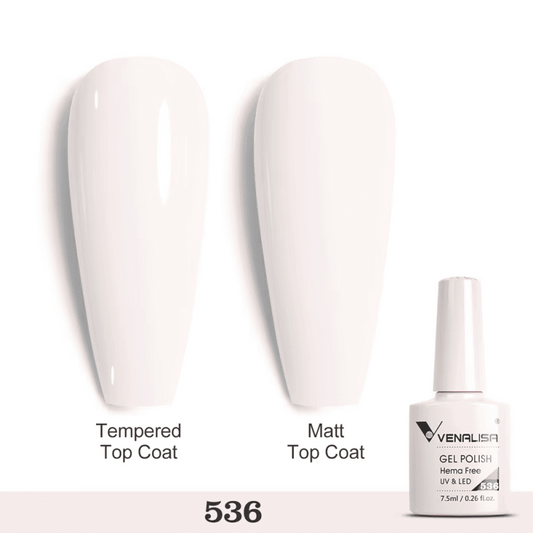 Ojă semipermanentă VIP5 HEMA & TPO FREE, N.536, 7.5 ml, Venalisa