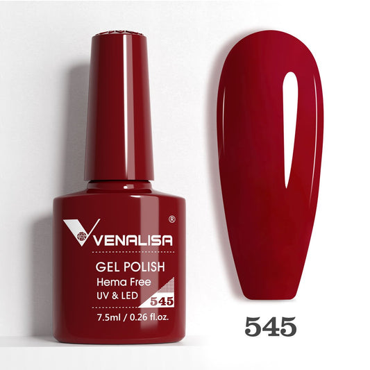 Ojă semipermanentă VIP5 HEMA & TPO FREE, N.545, 7.5 ml, Venalisa