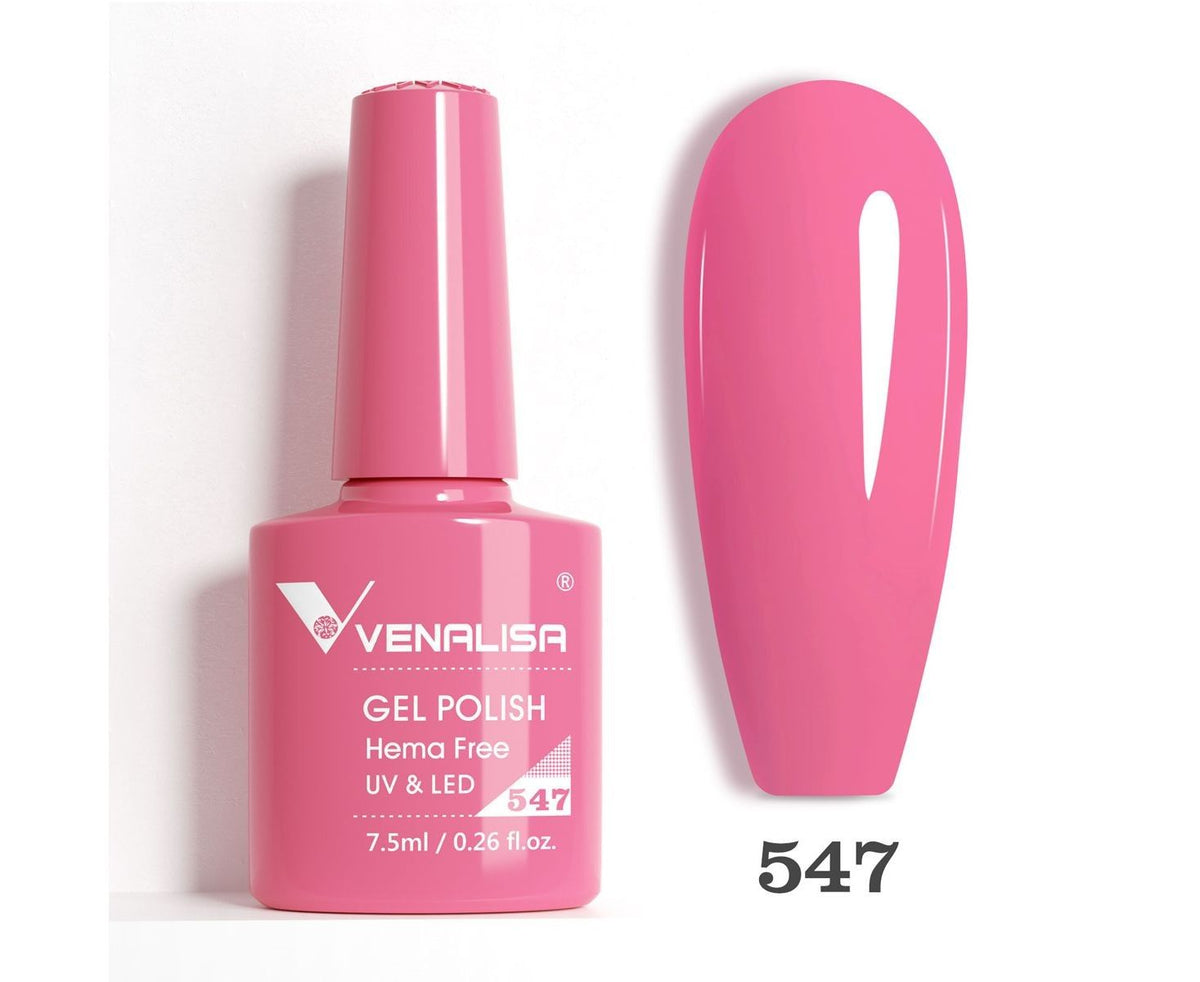 Ojă semipermanentă VIP5 HEMA & TPO FREE, N.547, 7.5 ml, Venalisa
