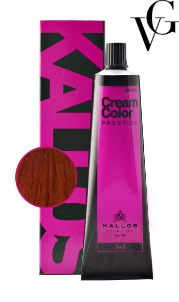 Vopsea de păr Prestige 6.46, Roșcat tizian, 60 ml, Kallos