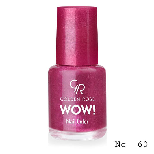 Lac de unghii WOW! Nail Color, 60, 6 ml, Golden Rose