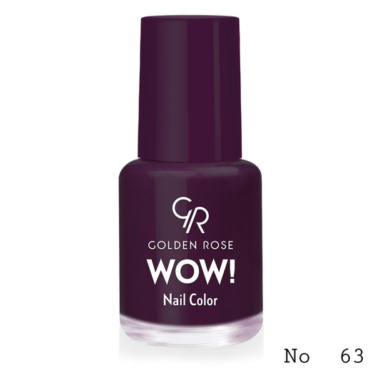 Lac de unghii WOW! Nail Color, 63, 6 ml, Golden Rose