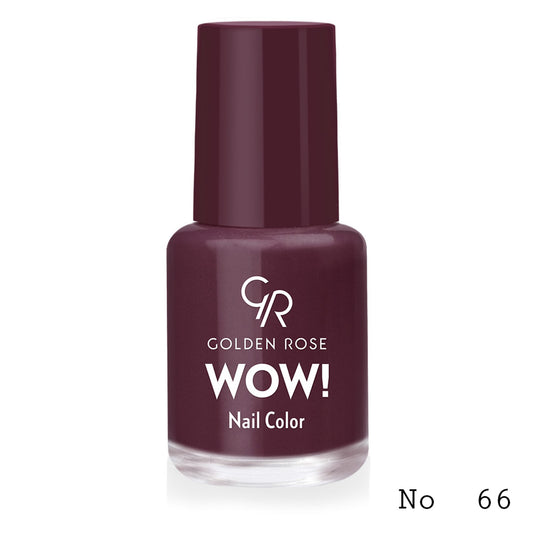Lac de unghii WOW! Nail Color, 66, 6 ml, Golden Rose