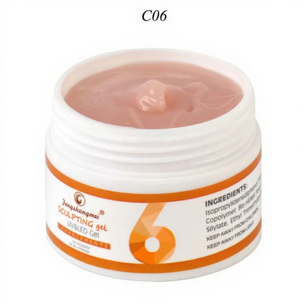 Gel de construcție unghii UV 6, 15 ml, Fengshangmei