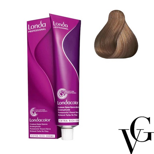 Vopsea de păr Extra Rich Permanent Color 7/03, Blond mediu natural auriu, 60 ml, Londa Professional