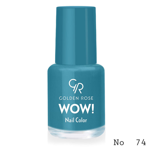 Lac de unghii WOW! Nail Color, 74, 6 ml, Golden Rose