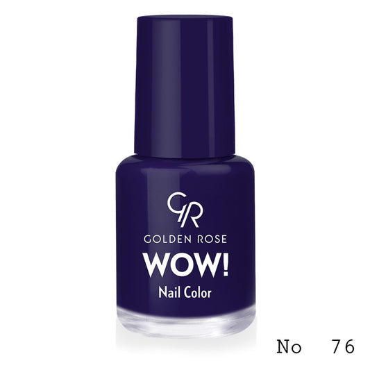 Lac de unghii WOW! Nail Color, 76, 6 ml, Golden Rose