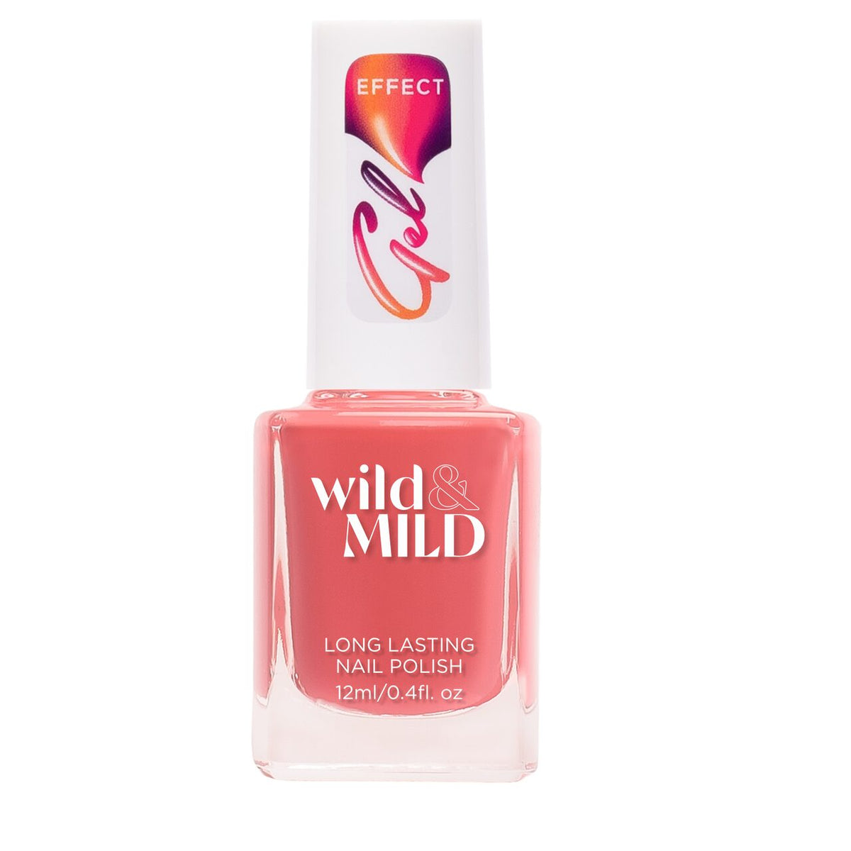 Lac de unghii Wild & Mild Gel Effect, N.77 - Raspberry Sorbet, 12 ml, Wild & Mild